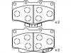 剎車片 Brake Pad Set:04491-35160